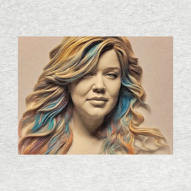 3D image of Kelly Clarkson by bogfl